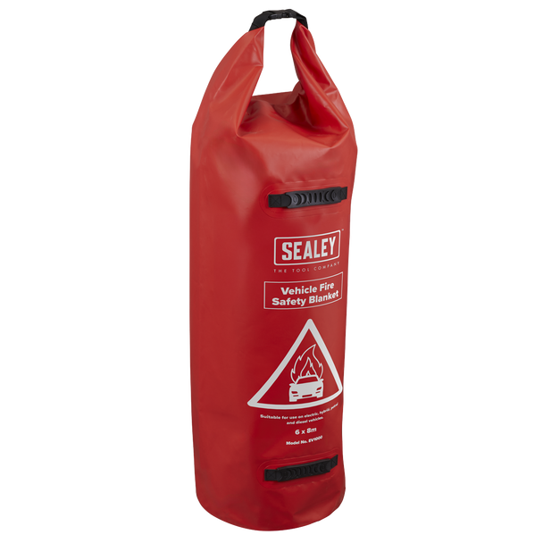 Sealey EV1000 │ Vehicle Fire Safety Blanket - PU Coated 6 x 8m