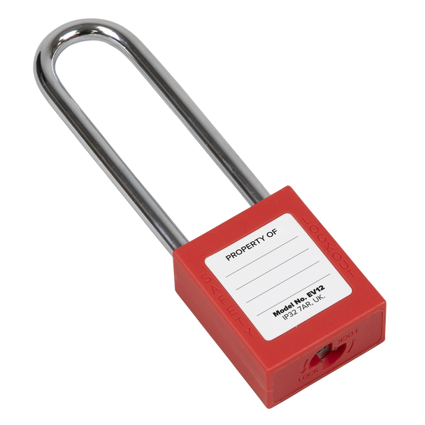 Sealey EV12 │ Long Shackle Safety Lockout Padlock