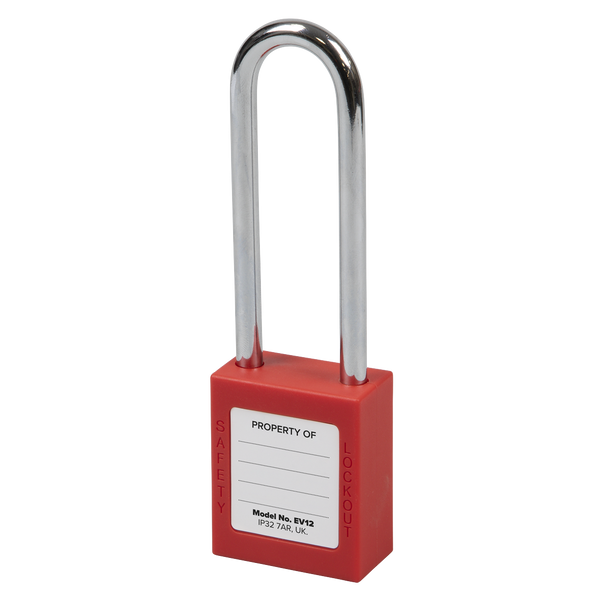 Sealey EV12 │ Long Shackle Safety Lockout Padlock