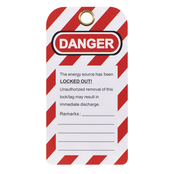 Sealey EV17 │ Lockout Safety Tag 10pc