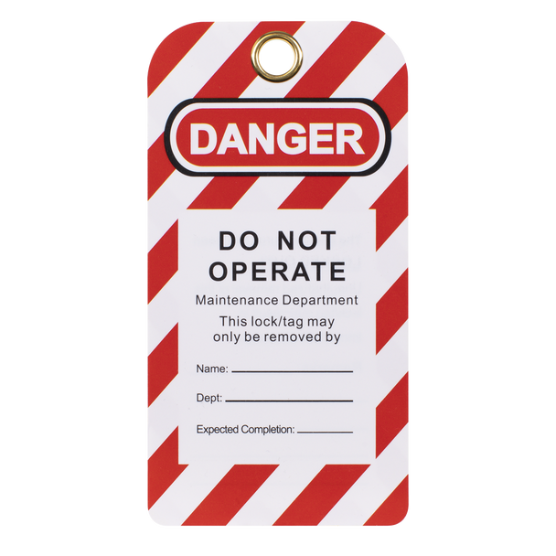 Sealey EV17 │ Lockout Safety Tag 10pc