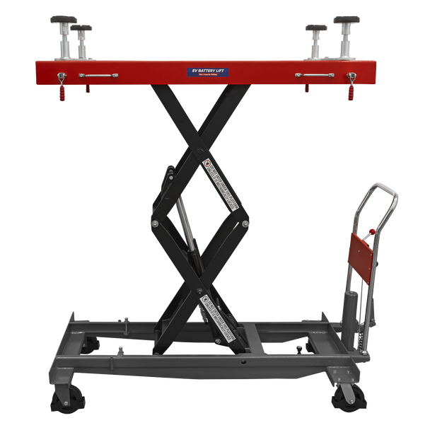 Sealey EVBT1000 │ High Lift EV Battery Lift/Hydraulic Platform Truck 1000kg Capacity