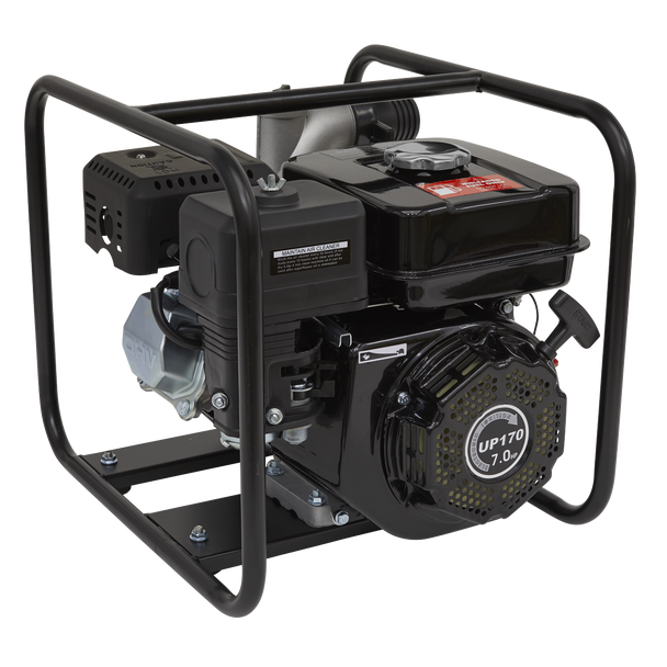 Sealey EWP050 │ Petrol Powered Water Pump 50mm 7hp 4-Stroke Engine