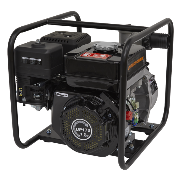 Sealey EWP050 │ Petrol Powered Water Pump 50mm 7hp 4-Stroke Engine