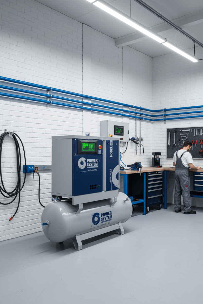 Energy-Efficient Air Compressors for UK Workshops 0% ECO Lease