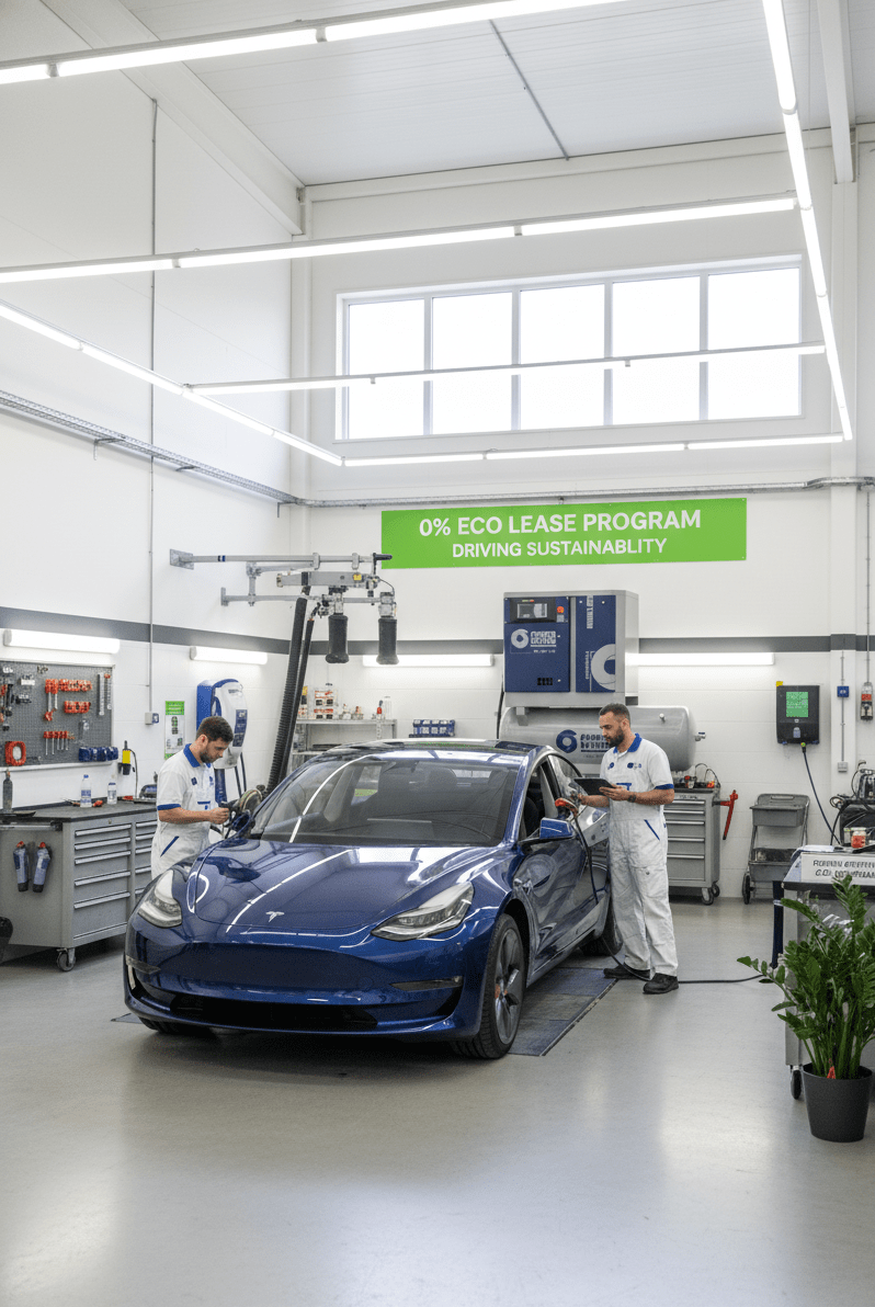 Energy-Efficient Car Body Repairs Driving Sustainability with a 0% ECO Lease
