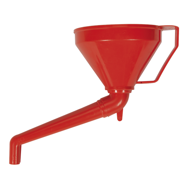 Sealey F16 │ Fixed Offset Spout Funnel with Filter 160mm - Medium