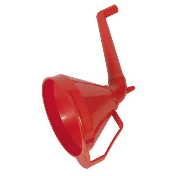 Sealey F16 │ Fixed Offset Spout Funnel with Filter 160mm - Medium