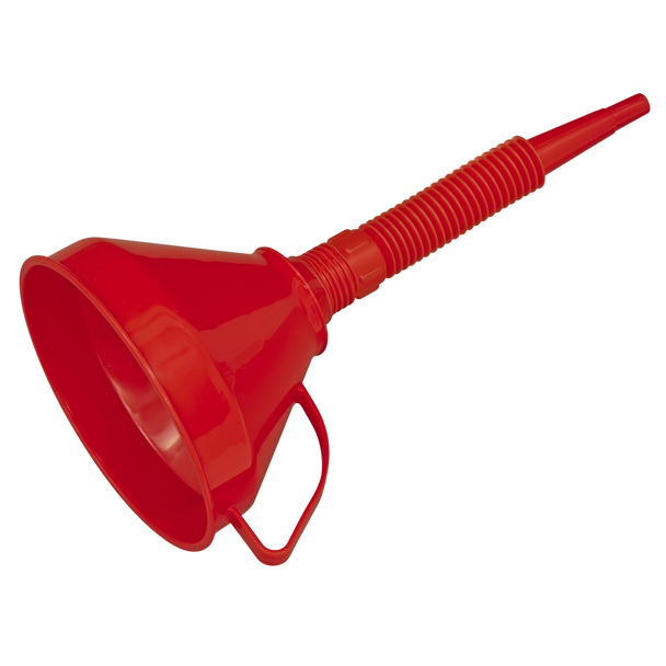 Sealey F16F | Flexible Spout Funnel with Filter 160mm - Medium