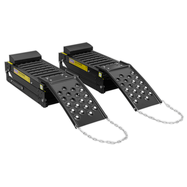 Sealey FCR500 │ Steel Folding Loading Ramps 500kg Capacity - Pair