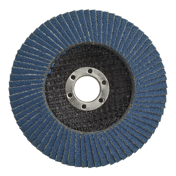Sealey FD10080 │ 100mm Zirconium Flap Disc 80Grit 16mm Bore