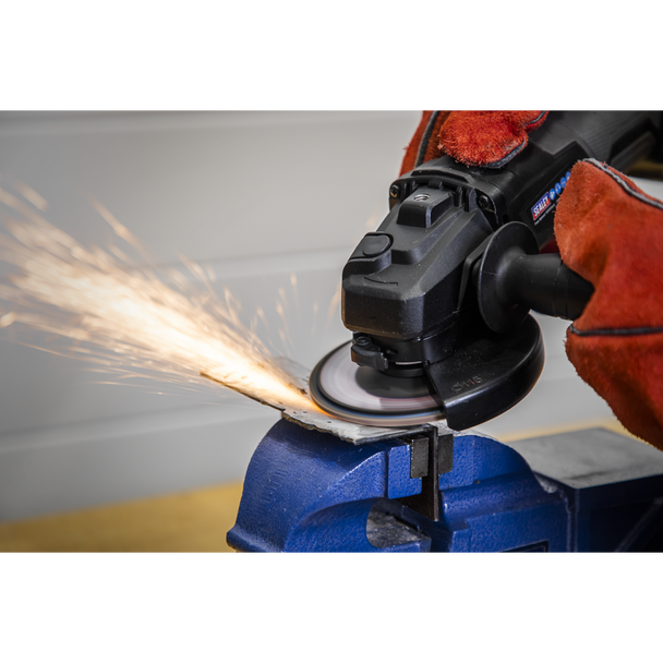 Sealey FD115120E10 │ 115mm Aluminium Oxide Flap Discs 120Grit 22mm Bore - Pack of 10