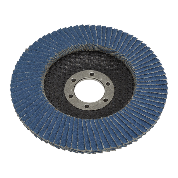 Sealey FD11540 │ 115mm Zirconium Flap Disc 40Grit 22mm Bore