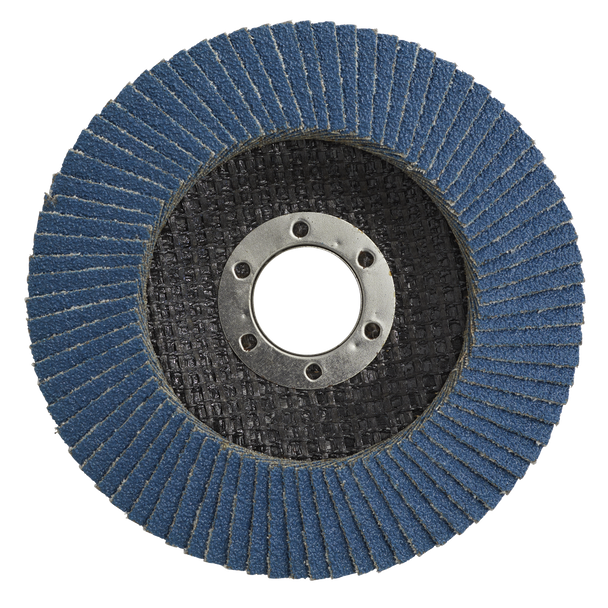 Sealey FD11540 │ 115mm Zirconium Flap Disc 40Grit 22mm Bore