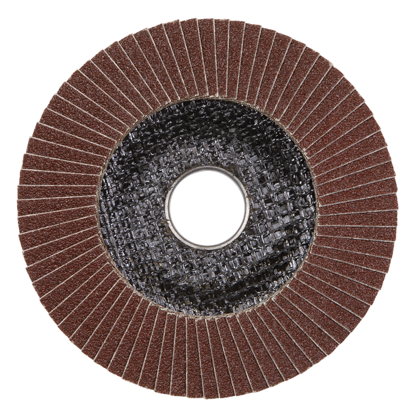 Sealey FD125120E │ 125mm Aluminium Oxide Flap Disc 120Grit 22mm Bore