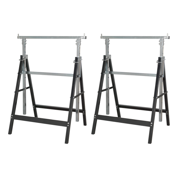 Sealey FDT32 │ Fold Down Telescopic Trestle 200kg Capacity - Pair