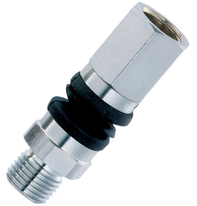 PCL FE101 | Flexible Elbow R 1/4 Male to Rp 1/4 Female