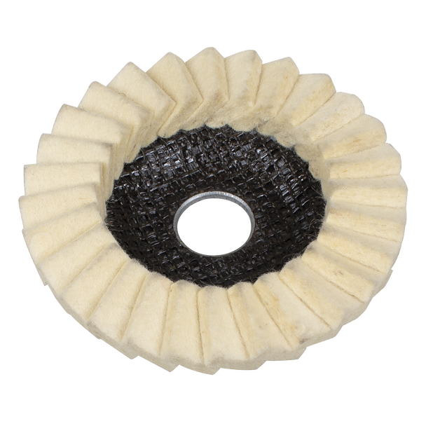 Sealey FFD5 │ Felt Flap Disc Ø115mm Ø22mm Bore - Pack of 5