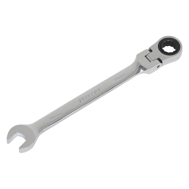 Sealey FHRCW10 │ Premier Flexi-Head Ratchet Combination Spanner 10mm