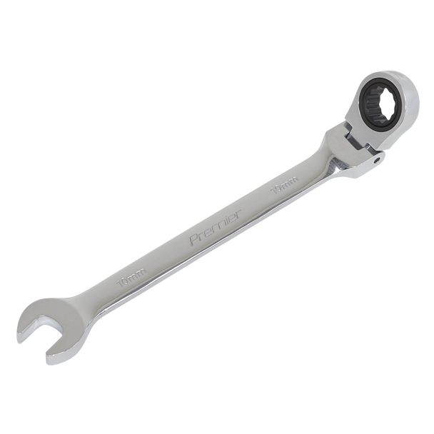 Sealey FHRCW10 │ Premier Flexi-Head Ratchet Combination Spanner 10mm