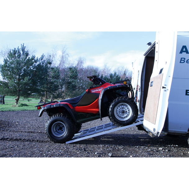 Sealey FLR680T │ Motorcycle/Trike/ATV & Mini Tractor Ramp Wide Tri-Fold 680kg Capacity