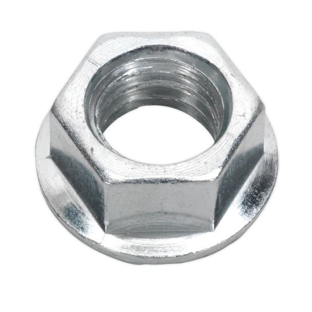 Sealey FN10 │ Zinc Plated Serrated Flange Nut M10 - Pack of 100