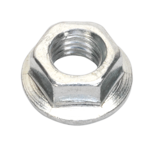 Sealey FN5 │ Zinc Plated Serrated Flange Nut M5 - Pack of 100