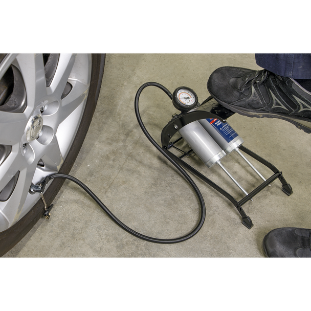 Sealey FP4 │ Twin Barrel Foot Pump