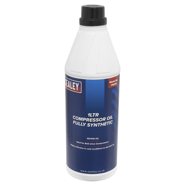 Sealey FSO1S │ Fully Synthetic Compressor Oil 1L
