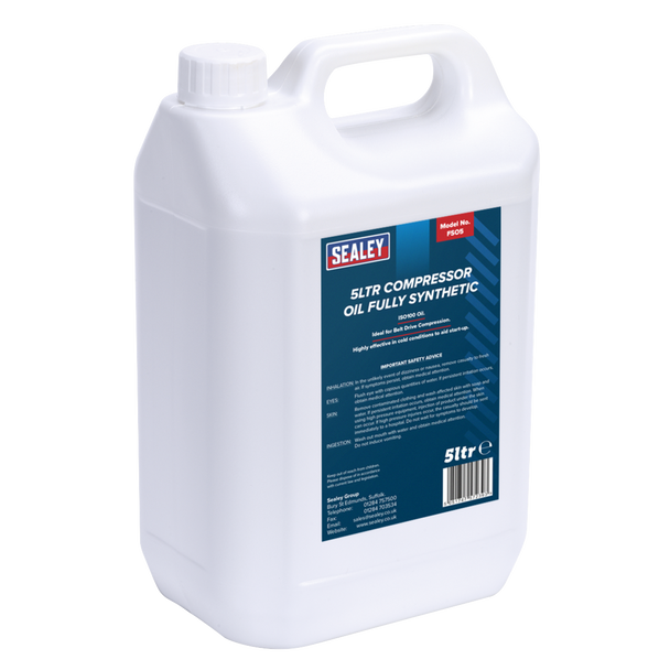 Sealey FSO5 │ Compressor Oil Fully Synthetic 5L