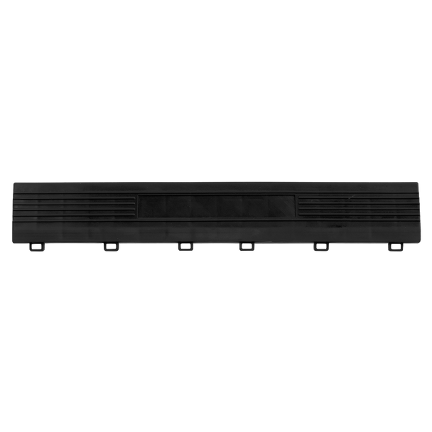 Sealey FT3EBF │Polypropylene Floor Tile Edge 400 x 60mm, Black Female - Pack of 6