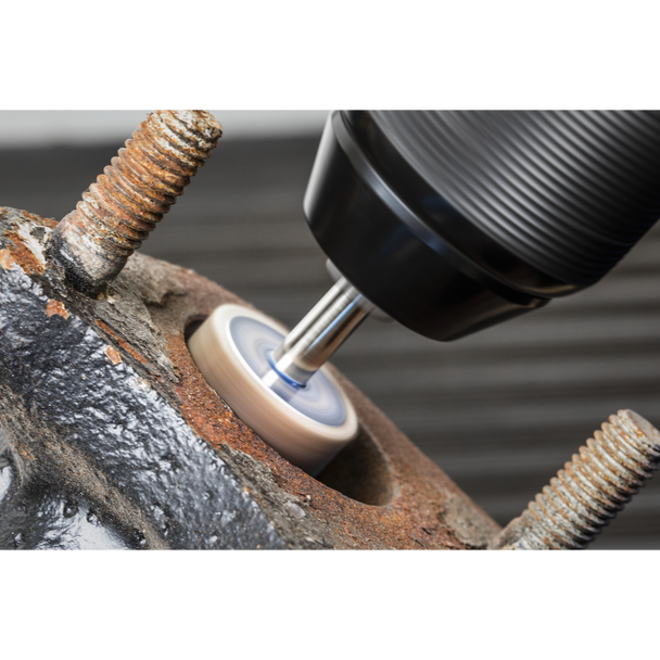 Sealey FW2510ASS │ 25 x 10mm Abrasive Flap Wheel with 6mm Shaft Assorted Grit - Pack of 5