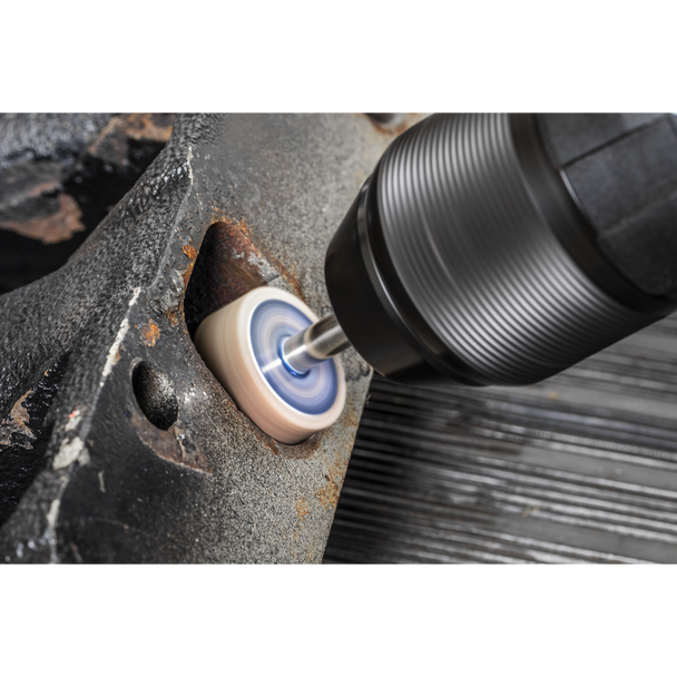 Sealey FW2510ASS │ 25 x 10mm Abrasive Flap Wheel with 6mm Shaft Assorted Grit - Pack of 5