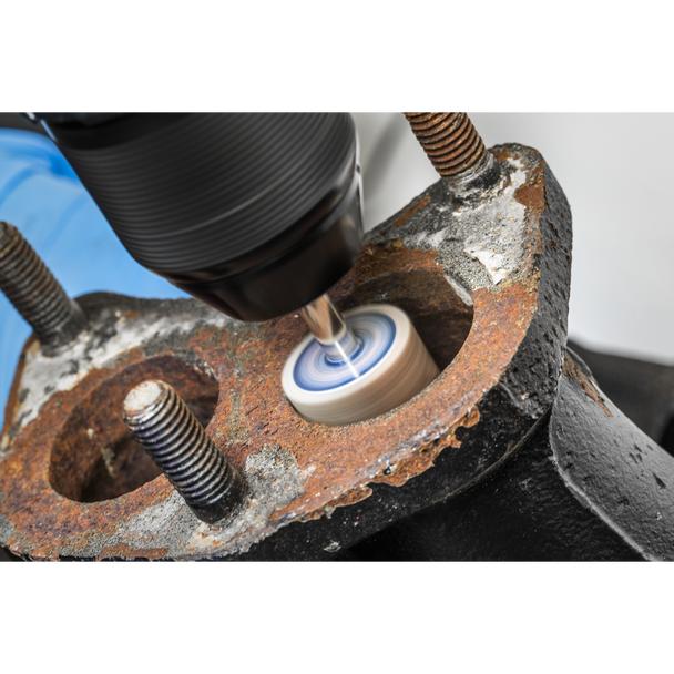 Sealey FW2520405 │25 x 20mm Abrasive Flap Wheel with 6mm Shaft 40Grit - Pack of 5