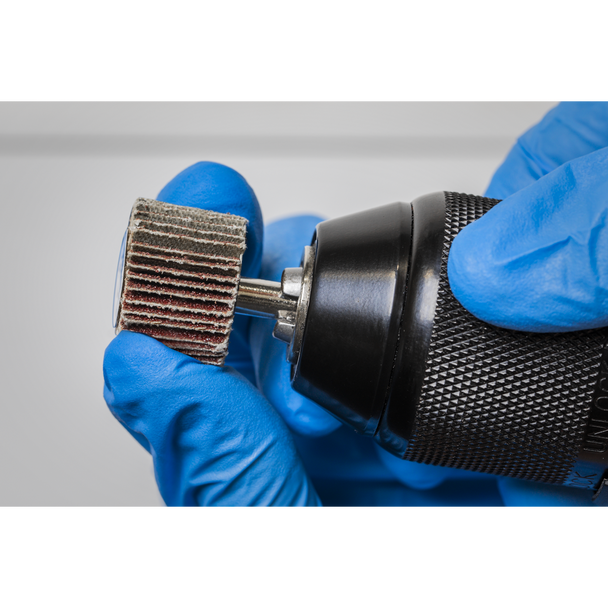 Sealey FW2520805 │25 x 20mm Abrasive Flap Wheel with 6mm Shaft 80Grit - Pack of 5