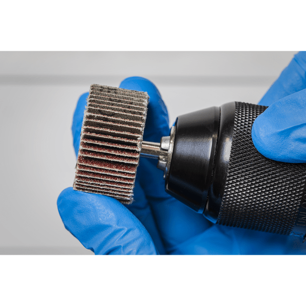 Sealey FW4020405 │40 x 20mm Abrasive Flap Wheel with 6mm Shaft 40Grit - Pack of 5