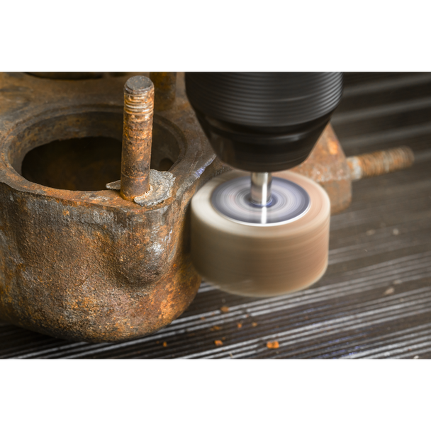 Sealey FW4020405 │40 x 20mm Abrasive Flap Wheel with 6mm Shaft 40Grit - Pack of 5