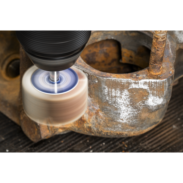 Sealey FW4020405 │40 x 20mm Abrasive Flap Wheel with 6mm Shaft 40Grit - Pack of 5