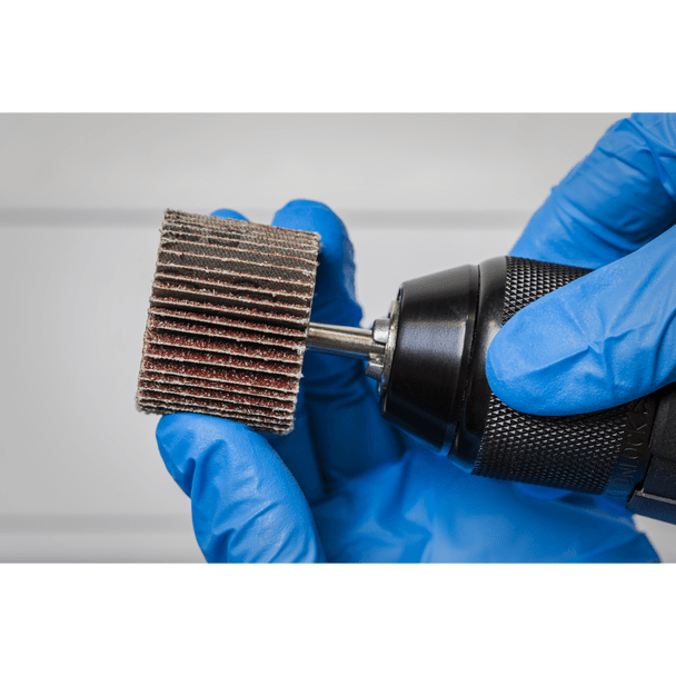 Sealey FW4030805 │40 x 30mm Abrasive Flap Wheel with 6mm Shaft 80Grit - Pack of 5