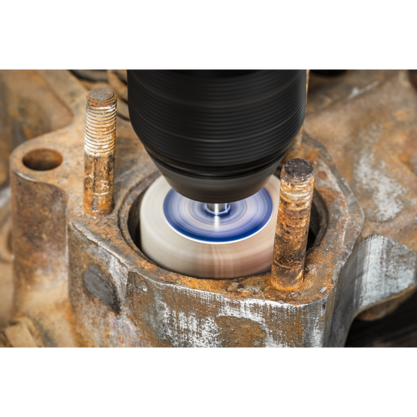 Sealey FW4030805 │40 x 30mm Abrasive Flap Wheel with 6mm Shaft 80Grit - Pack of 5