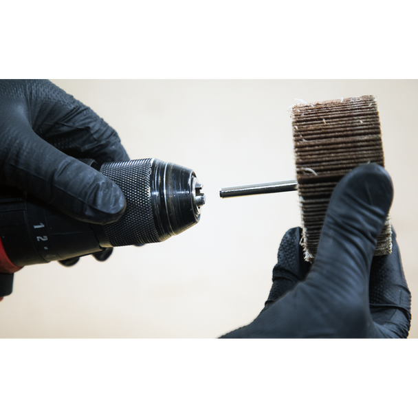 Sealey FW8040405 │80 x 40mm Abrasive Flap Wheel with 6mm Shaft 40Grit - Pack of 5