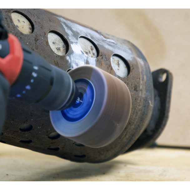 Sealey FW8040605 │80 x 40mm Abrasive Flap Wheel with 6mm Shaft 60Grit - Pack of 5