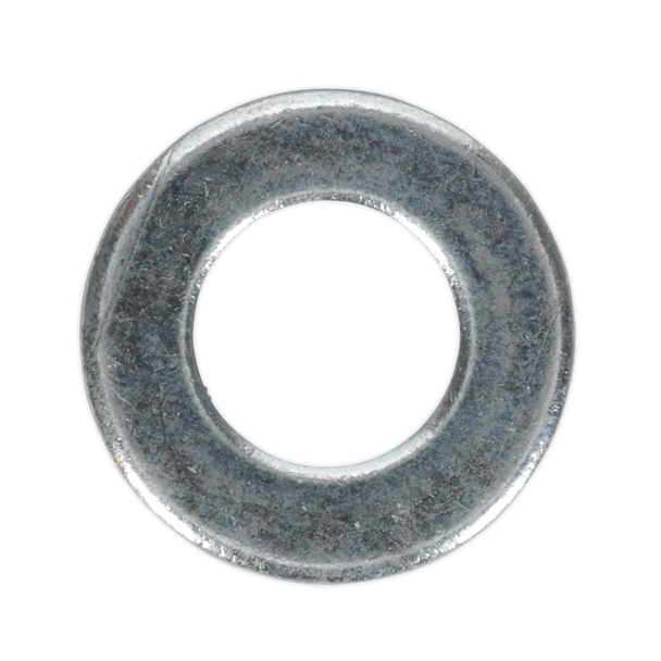 Sealey FWA1021 │Zinc Plated Form A Flat Washer M10 x 21mm, DIN 125 - Pack of 100