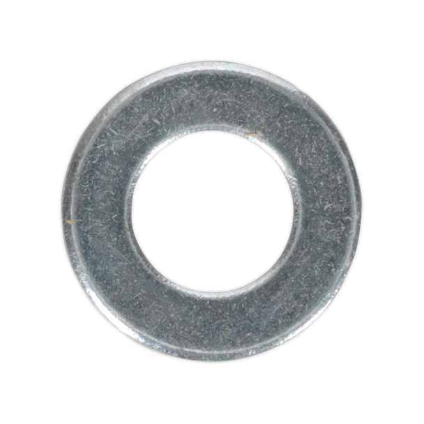 Sealey FWA817 │ Zinc Plated Form A Flat Washer M8 x 17mm, DIN 125 - Pack of 100