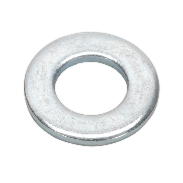 Sealey FWA817 │ Zinc Plated Form A Flat Washer M8 x 17mm, DIN 125 - Pack of 100