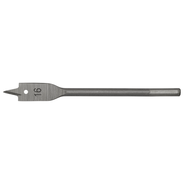 Sealey FWB16 │Flat Wood Drill Bit 16mm x 152mm