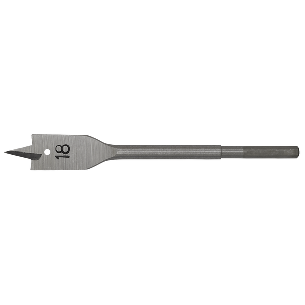 Sealey FWB18 │ Flat Wood Drill Bit 18mm x 152mm