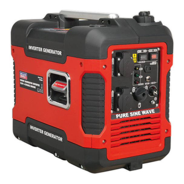 Sealey G2000I │ 2000W Inverter Generator 4-Stroke Engine 230V