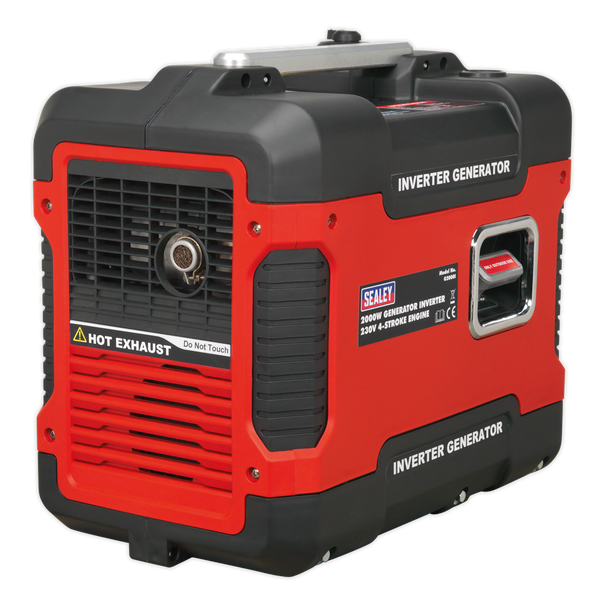 Sealey G2000I │ 2000W Inverter Generator 4-Stroke Engine 230V