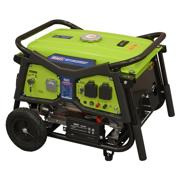 Sealey G3101 │3150W Generator 7hp 4-Stroke Engine 230V
